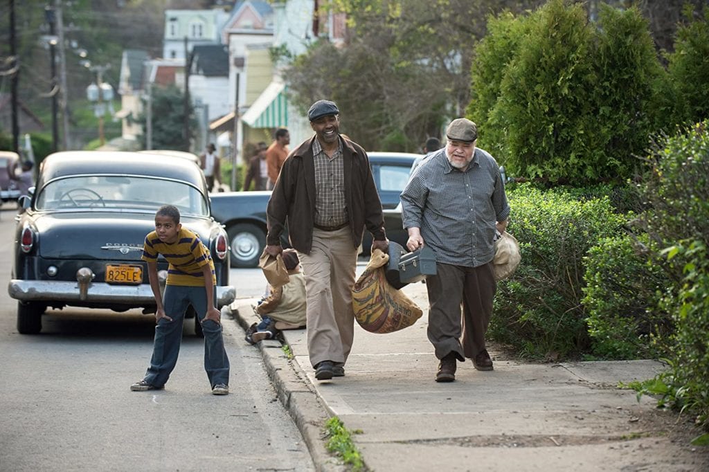 In Fences (2016), Troy Maxson makes his living as a sanitation worker in 1950s Pittsburgh.